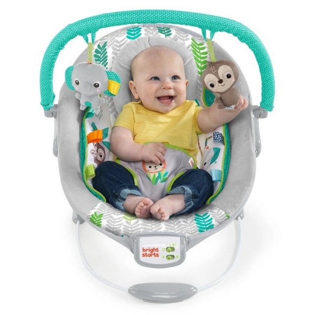 KIDS II BRIGHT STARTS CHAIR WITH VIBRATION - JUNGLE VIBES